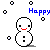 happy snowman  animation