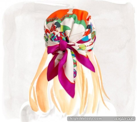 hermes nuance01 un amour de cheval scarf product 1 6494910 621594999 480x428 جدیدترین مدل های روسری Hermes