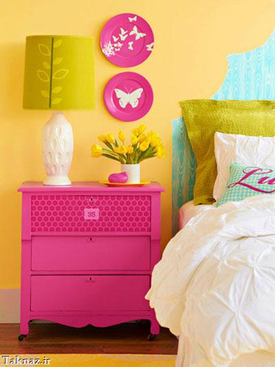 ایدهایی جالب در رنگ آمیزی و طراحی اتاق خواب (تصویری)