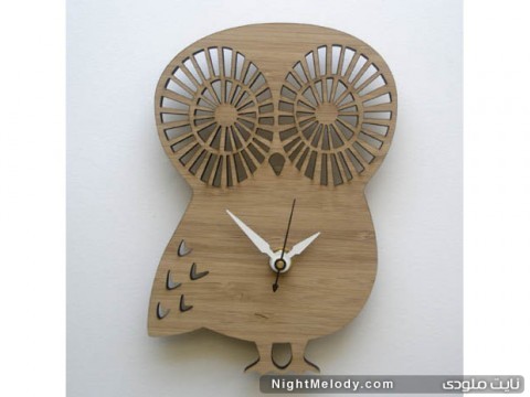 Decoy Lab Modern Animal Clock owl 3 480x3601 مدل های جدید و مدرن ساعت دیواری