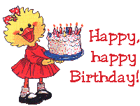 Clown Happy Birthday  animation