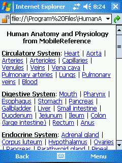 نرم افزار آناتومی و فیزیولوژی بدن انسان برای موبایل