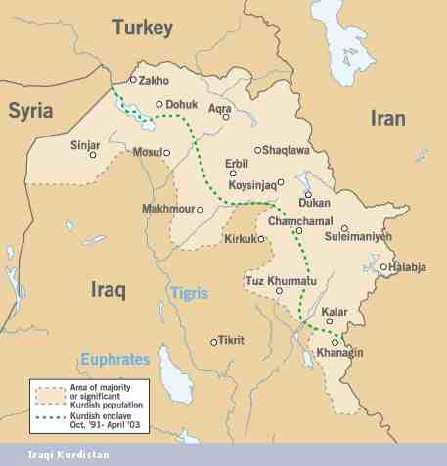 کردستان عراق و ترکیه؟ کردستان ایران در خاک کشورهای همسایه