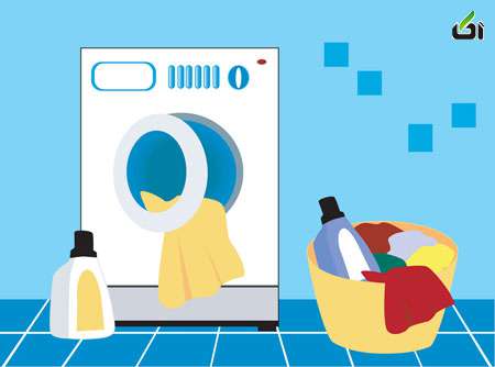 طریقه تمیزکردن داخل ماشین لباسشویی تمام اتوماتیک الجب 