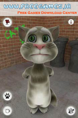 talking tom بازی فوق العاده محبوب گربه سخنگو Talking Tom Cat   سیمبیان نسخه ۳