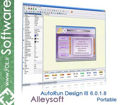 Alleysoft AutoRun Design III 6.0.1.8 Portable - نرم افزار طراحی حرفه ای اتوران