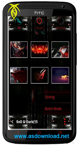 android Cool black theme
