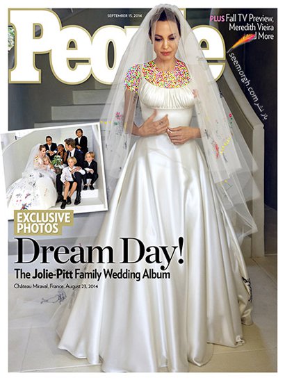 لباس عروس, لباس عروس آنجلینا جولی, آنجلینا جولی,مد و زیبایی - تازه های دنیای مد