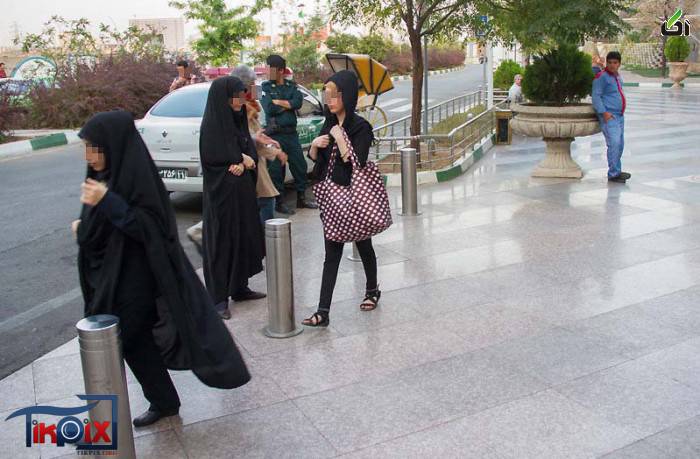 برخورد با بدحجابی در تهران 