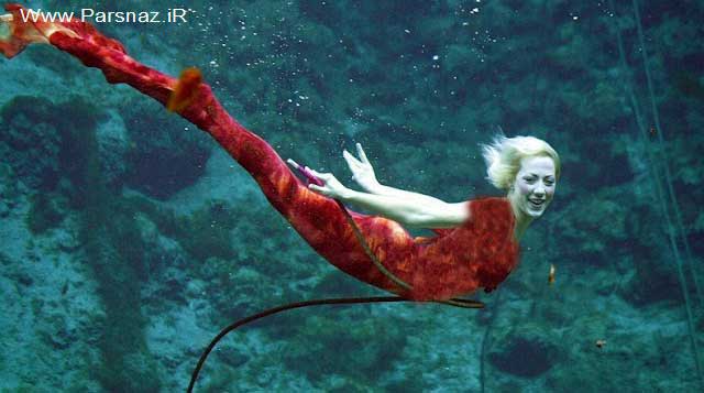 www.parsnaz.ir - رقص پری های دریایی واقعی مردم را شگفت زده کرد + تصاویر