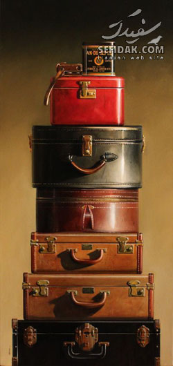 ,مدل چمدان زنانه طرح دار, مدل چمدان طرح قدیم, مدل چمدان کهنه کاری شده,[categoriy]