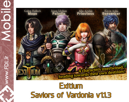 بازی اندروید نجات واردونیا - Exitium Saviors of Vardonia 1.1.3 Android Game