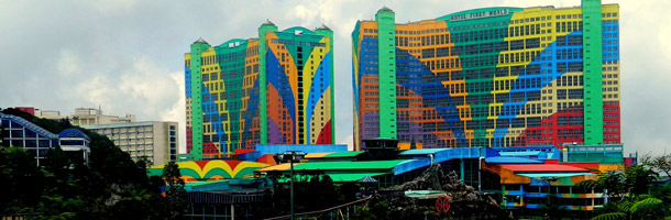ساختمان بزرگترین هتل دنیا در مالزی 