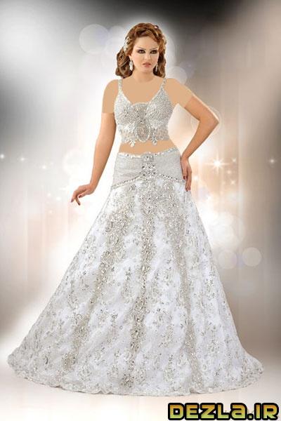 Hotnaz com   8f626db5b88ba7960bc3a8701a39850d لباس عروس رنگی سری5