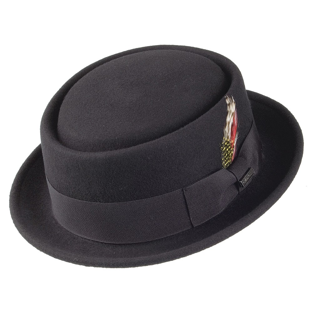 Jaxon Hats Crushable Pork Pie - Black