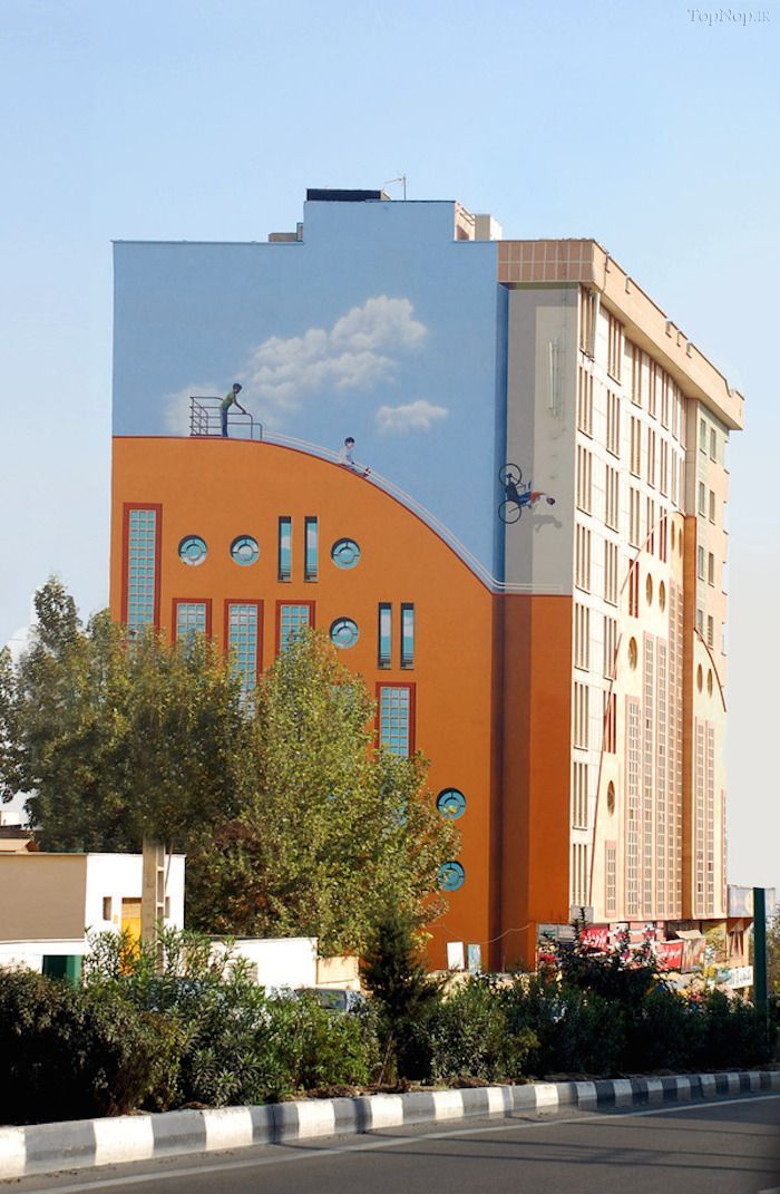 نقاشی های دیواری زیبا در خیابانهای تهران 