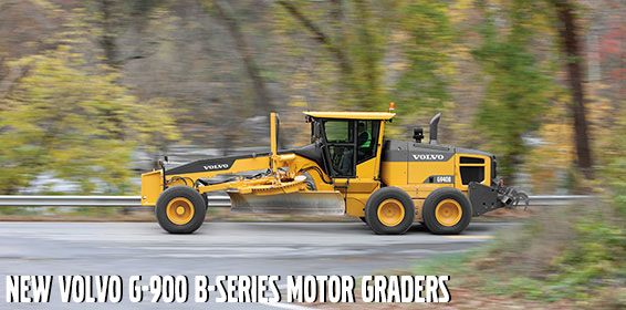 Volvo G960B grader (motor grader) excels in soil, snow, aggregates and more