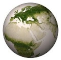 نقشه ی پوشش گیاهی در کره ی زمین