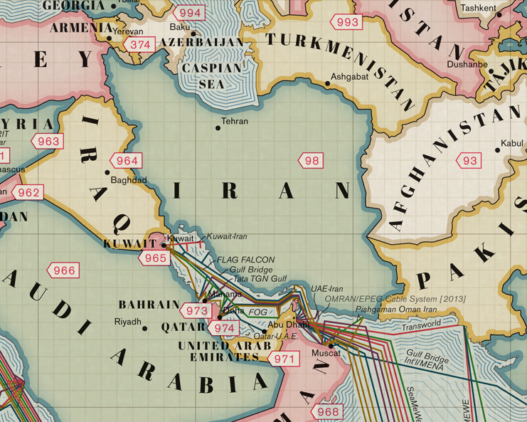 مبادی ورودی اینترنت به ایران