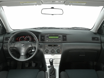 2007 Toyota Corolla LE Full Dashboard and Windshield