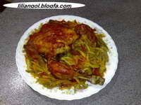 مرغ بریان با سبزیجات (2)
