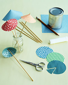 چترهای زینتی برای دسرهای تابستونی