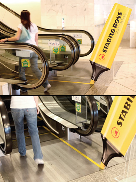 Stabilo Escalator Advertisement