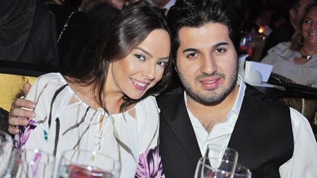 رابعه اسکویی و همسرش 