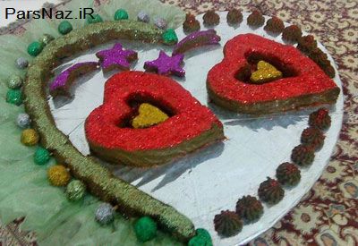 مدرن ترین تزئین سینی  حنا برای مراسم حنابندان (عکس)