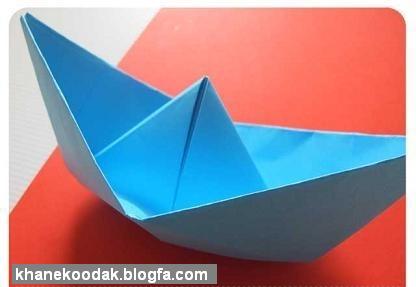 آموزش ساخت قایق کاغذی برای کودکان