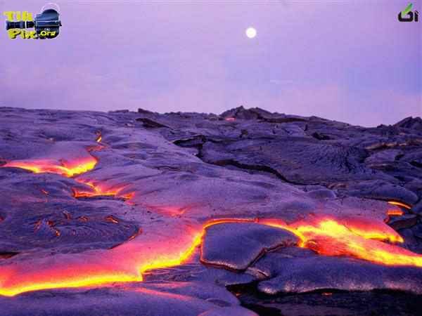 عکس های از فوران آتشفشان ها - آکا