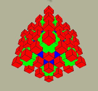 پروژه گرافیک کامپیوتری - شکل فراکتالی  square fractal opengl