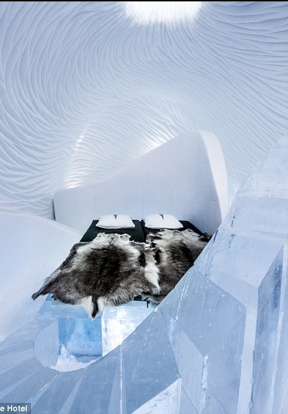 اخبار,اخبار گوناگون,این هتل از یخ ساخته شده است