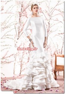 مدل لباس عروس بلند