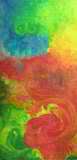 مرغ باغ ملکوت نقاشي با رنگ و روغن رنگ روغني روي بوم پارچه اي اثر سيد امين نبي پور