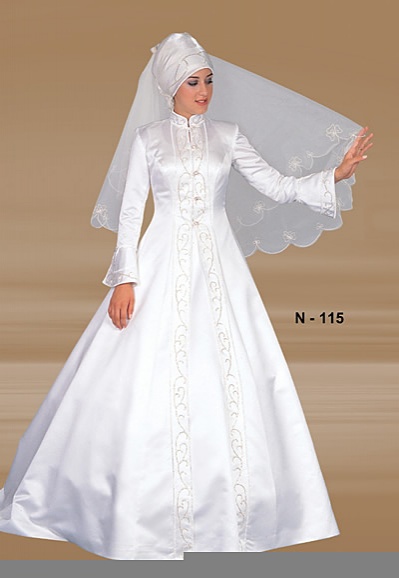 عکس   عکس مدل های لباس عروس اسلامی
