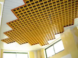 نمونه کار انجام شده  سقف کاذب ترکیبی در استخر