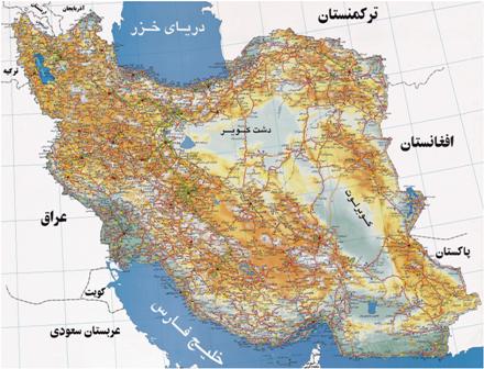 دانلود نقشه های راه های ایران و استان گلستان
