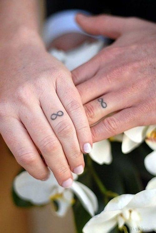 ,تتو های دائمی به جای حلقه ازدواج +عکس حلقه ازدواج,تتو,خواندنی ها و دیدنی ها