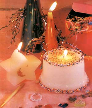 طرز درست کردن شمعهای زیباورویایی 