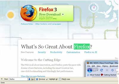 پیدا کردن کلمه در یک صفحه با فایرفاکس