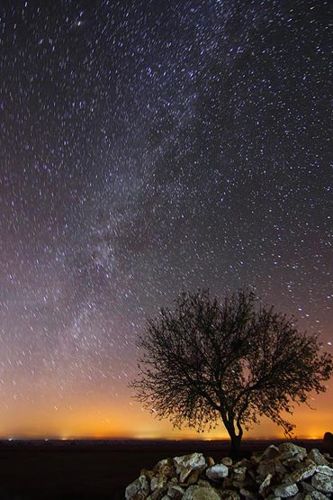 تصاویر زیبا از شبهای پر ستاره