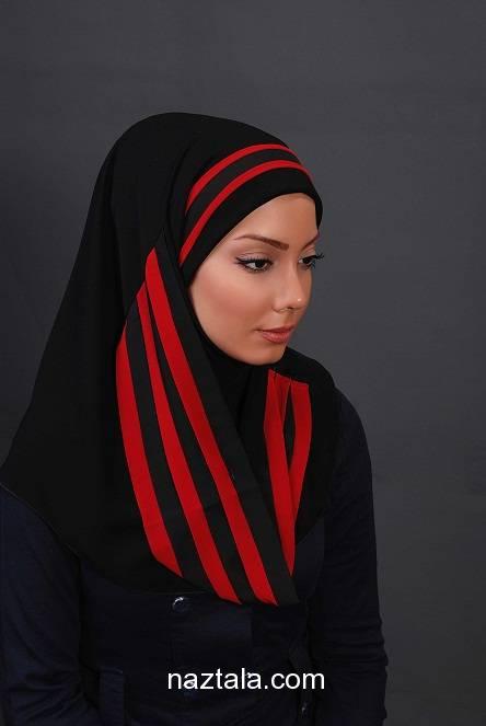 عکس انواع جدیدترین مدل مقنعه دانشجویی کراواتی اداری حجاب (3)