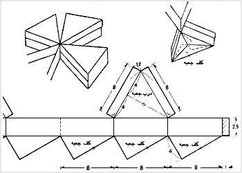 Hexagonal box 2 آموزش ساخت جعبه شش‌وجهی