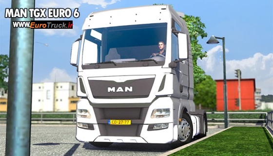 کامیون MAN TGX Euro 6 برای Euro Truck Simulator 2