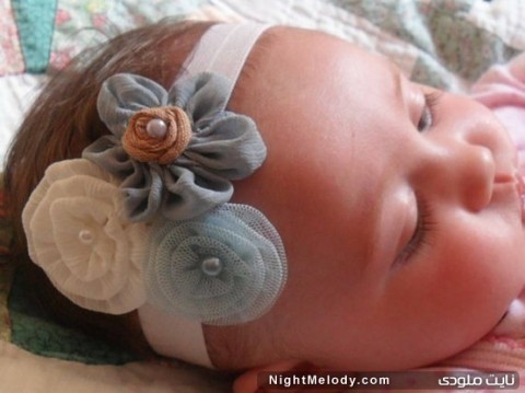 baby headband by DanielleGirl 480x359 مدل های هدبند کودکان و نوزادی