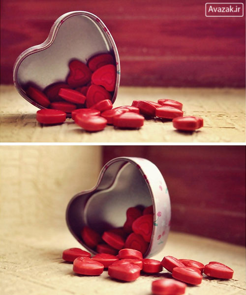 قلب قرمز...