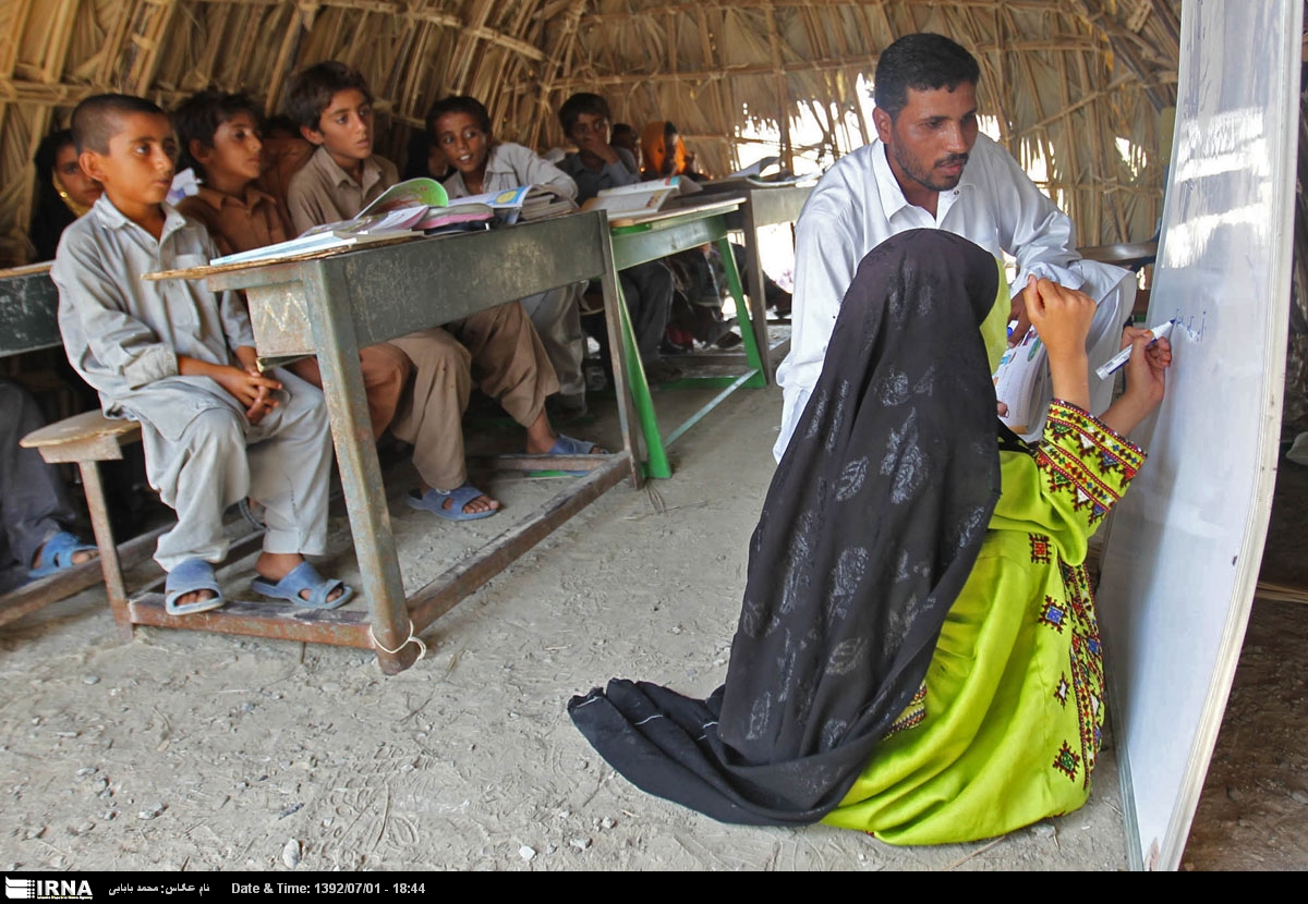 یک مدرسه کپری در جنوب سیستان و بلوچستان(تصاویر)