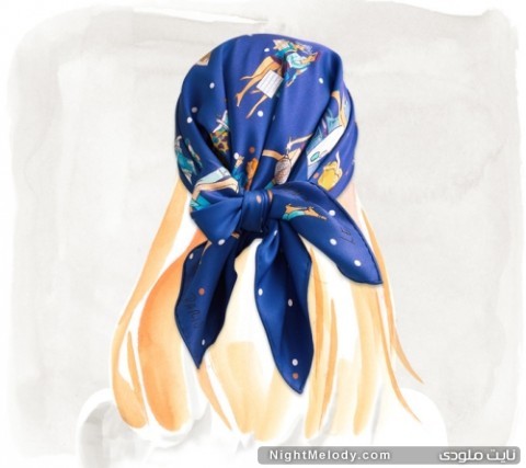hermes silk scarf 1 480x427 جدیدترین مدل های روسری Hermes