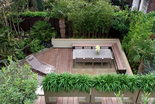 modern deck landscaping مدل طراحی نما و محوطه سازی